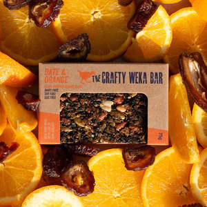 Crafty Weka Bar: Crafty Weka Bar - Date & Orange 75gm