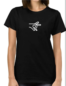 Products: Naughty Bean Tee Shirt Ladies – Flick the Bean – Naughty Bean Coffee