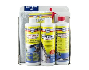 Shiny Boat Kit for polish, clean, restore fiberglass boat - Nauticus