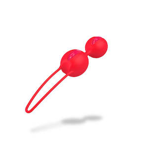 Fun Factory: Smartballs Duo- Raspberry/Neon Orange