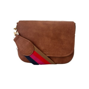 Crossbody Saddle Bag Brown