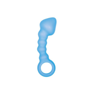 Anal Toys: Venus 4" Silicone Butt Plug 3B Blue