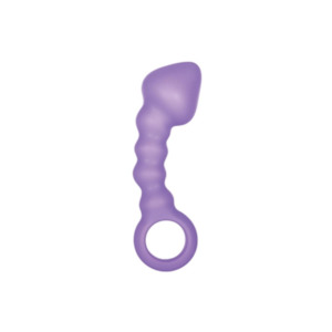 Anal Toys: Venus 4" Silicone Butt Plug 3B Purple