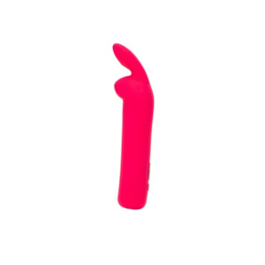 Bullets: Happy Rabbit Rechargeable Silicone Rabbit Ears Bullet Vibrator Pink