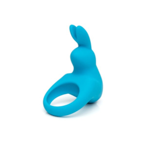 Cock Rings: Happy Rabbit Rechargeable Silicone Rabbit Cock Ring Blue