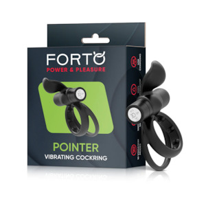 Pointer Vibrating Cockring - Black