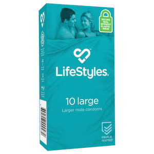 Condoms: Lifestyles Large 10's