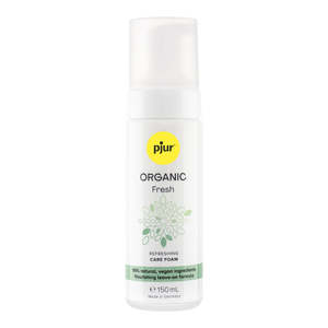 Gels Cleaners: pjur ORGANIC Fresh - Refreshing Care Foam 150 mL