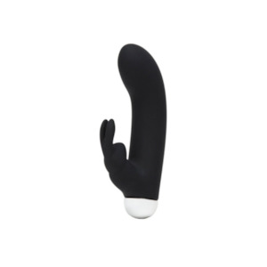 Mini Vibes: Fifty Shades of Grey Greedy Girl Rechargeable Mini Rabbit Vibrator Black