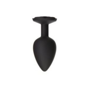 Roses Til’ Dawn – Silicone Anal Plug - Large - Black