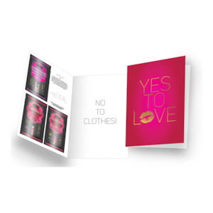 Couples: Naughty Notes Greeting Card - Yes to Love