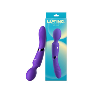 Couples: De39: Double-Ended Luv Wand - Dark Purple