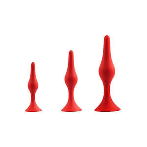 Joni Morrissey Connecting To Pleasure Collection Women: Back Up 3 in 1 Smooth Kit- Red