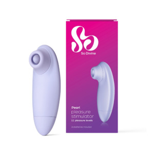 Her: So Divine Pearl Clitoral Beaded Pleasure stimulator purple