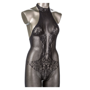 Lingerie: Scandal Halter Lace Body Suit