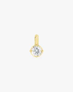 Boussole Pendant in Yellow Gold - Round Diamond