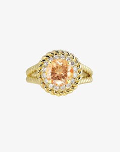 Morganite Grand Knots Ring
