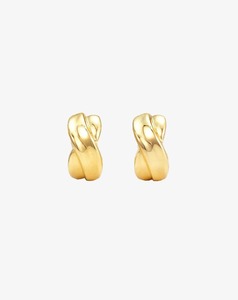 Lovers Knot Grand Huggies Yellow Gold