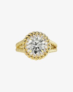 White Diamond Grand Knots Ring