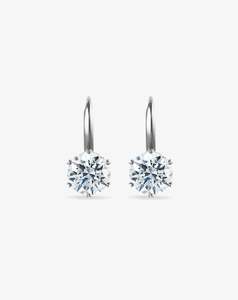Diamond Sloane Slippers White Gold