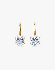 Diamond Sloane Slippers in Yellow Gold