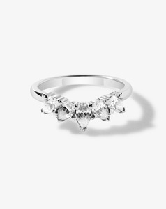 Wedding Bands: Starburst Nestling Band