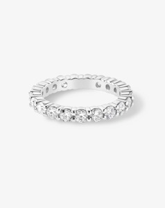 Wedding Bands: Petit Full Eternity Diamond Dancer