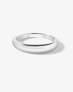 Mens Wedding Bands: Classic Tapered Dome Band