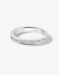 Channel-Set Princess Cut Band