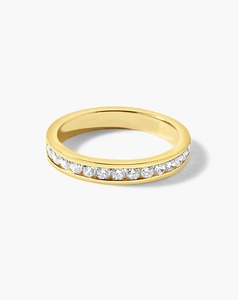 Diamond Wedding Bands: Channel-Set Diamond Band