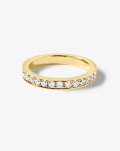 Diamond Wedding Bands: Bead-Set Diamond Band