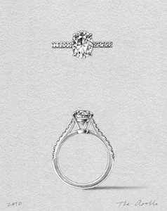 Diamond Engagement Bands: The Apollo Setting