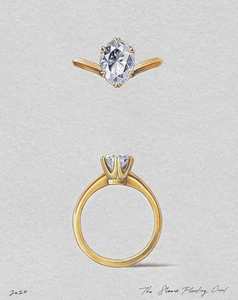 Sloane Floating Oval