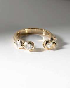 Open Diamond Wedding Ring