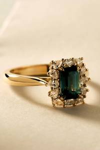 Bespoke Collection: Green Sapphire Halo with Fancy Cut Diamonds