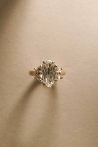Bespoke Collection: Three Stone Step Cut Oval