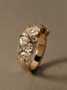 The Tilted Oval Garden Party Ring