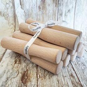 Props For Play: Wooden Pestle Set