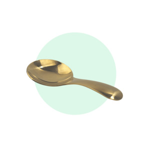 Metal Loose Parts: Gold Metal Spoon
