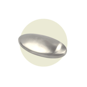 Metal Loose Parts: Stainless Steel Oval