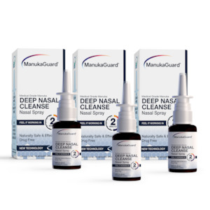 Deep Nasal Cleanse Nasal Spray, 3-Pack Bundle