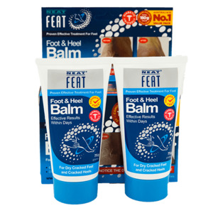 Body Care: Heel Balm 75G – Twin Pack for Dry, Cracked feet