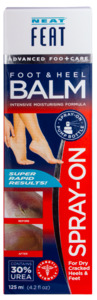 Spray On Foot and Heel Balm for Dry, Cracked feet