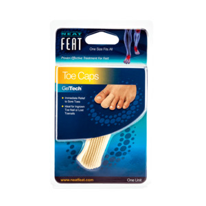 Gel-Lined Toe Cap for Toe Protection