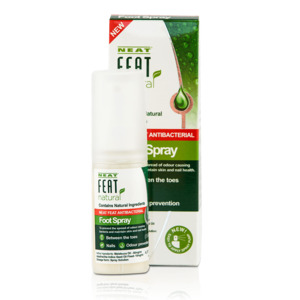 Hygienics: Neat Feat Antibacterial Foot Spray 50ML For Nail Fungus and Athletes Foot