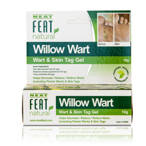 Neat Feat Natural Willow Wart and Skin Tag Gel 10g For Wart Removal