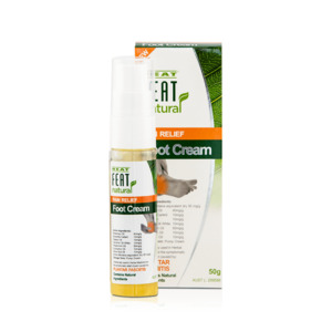 Naturals: Neat Feat Natural Pain Relief Foot Cream For Sprains, Strains and Bruising