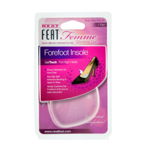 Gel Tech: Femme Gel Forefoot insole for High Heels