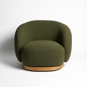 Products: French Swivel Chair Wooden Trim