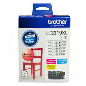 Printer Ink Cartridge LC3319XL Colour 3 Pack - LC3319XL3PK